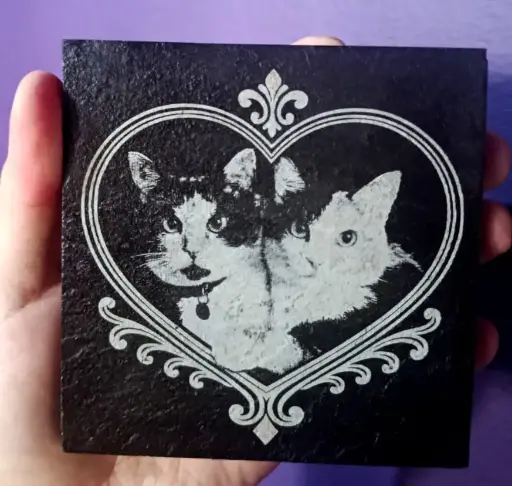 Placa Pet em Ardósia Natural